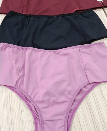 Boxer feminino preto e rosa Bella's